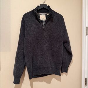 NWT Weatherproof Charcoal Zip-Up Sweater